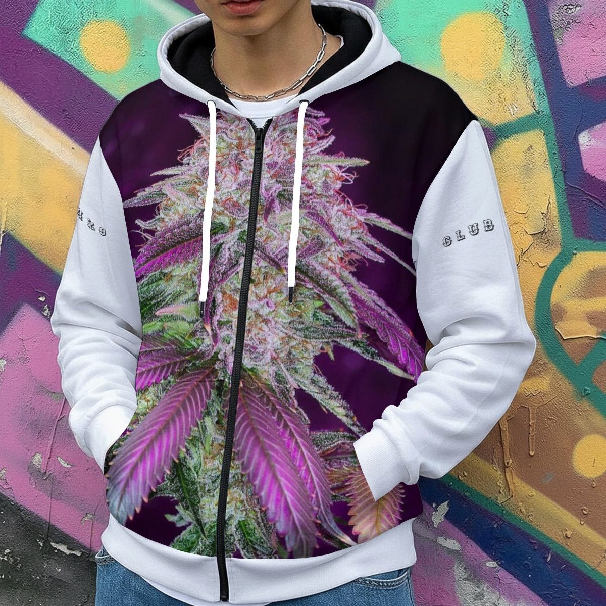 CLUB 420 Men's Heavy Fleece Zip Up Hoodie - YBBLEXCLUSIVE SHOP