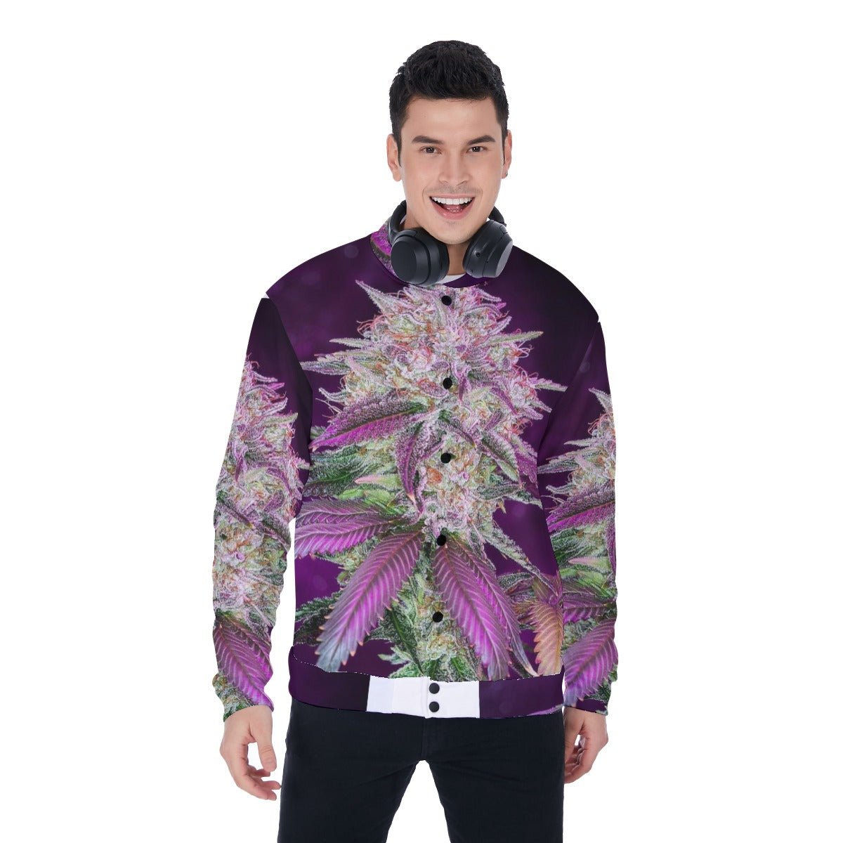 Club 420 Men's Varsity Baseball Jacket - Scuba Fabric, Regular Fit - YBBLEXCLUSIVE SHOP