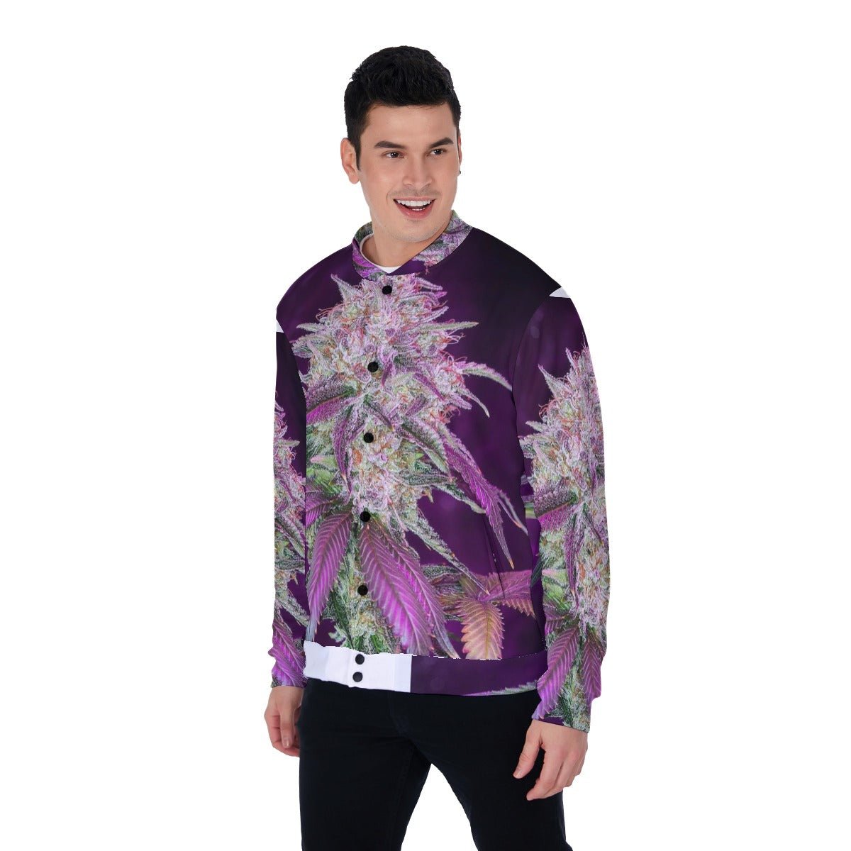 Club 420 Men's Varsity Baseball Jacket - Scuba Fabric, Regular Fit - YBBLEXCLUSIVE SHOP