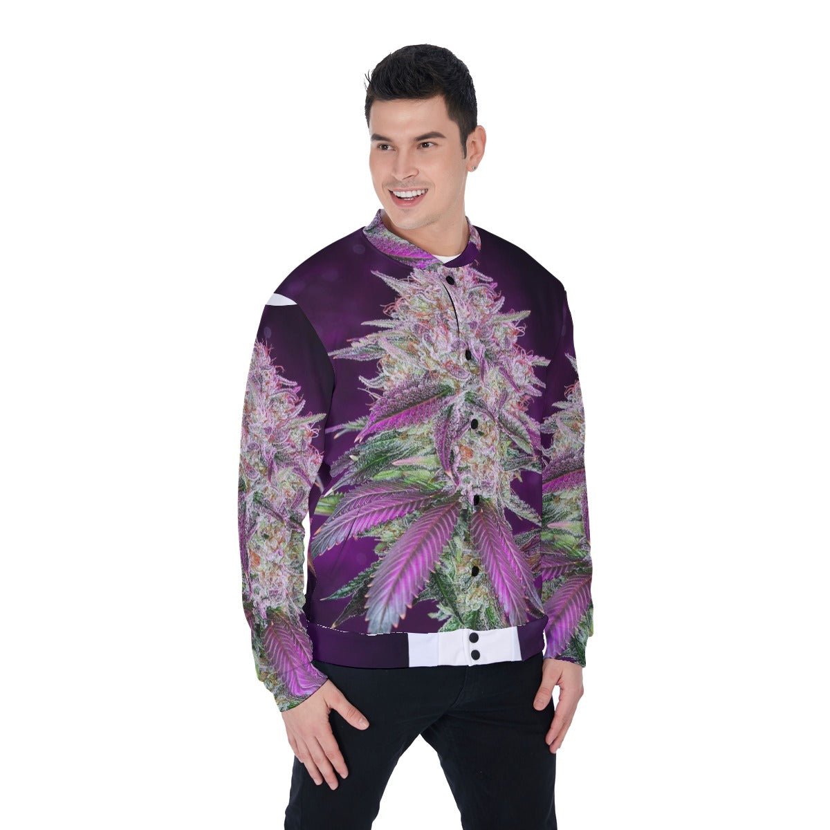 Club 420 Men's Varsity Baseball Jacket - Scuba Fabric, Regular Fit - YBBLEXCLUSIVE SHOP