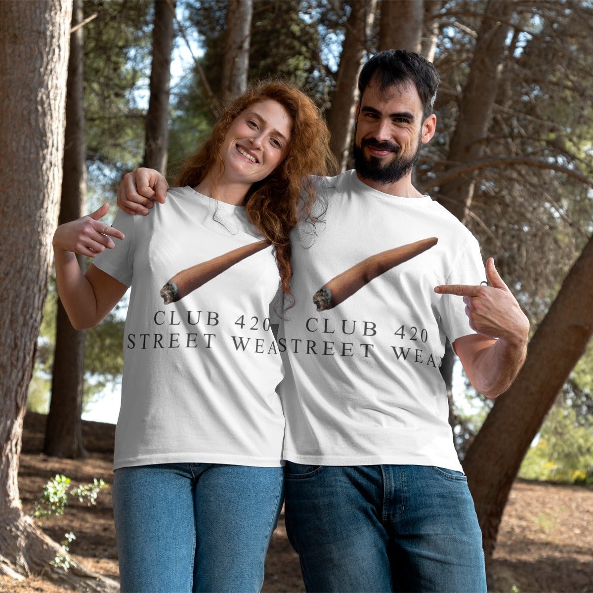 CLUB 420 STREET WEAR Men's O - Neck T-Shirt, YBBL Exclusive Design Loose Fit Jersey Tee - YBBLEXCLUSIVE SHOP